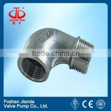 Malleable cast iron threaded 90 degree street elbow