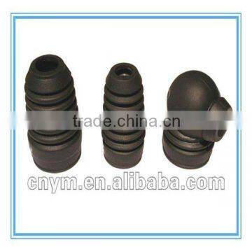 Black silicone rubber bellows