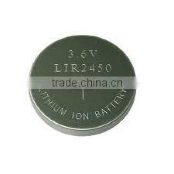 3.6v li-ion rechargeable battery LIR2450