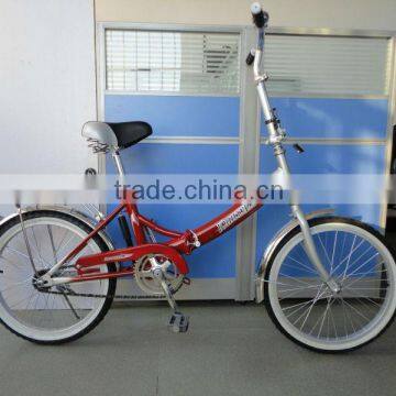 20" Russia steel foldable bike with rear coaster brake SH-FD018