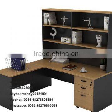 Bookcase with computer desk