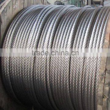 AISI304 7x19 Stainless Steel Cable with Length 2000m Diameter 3.2mm 1/8"