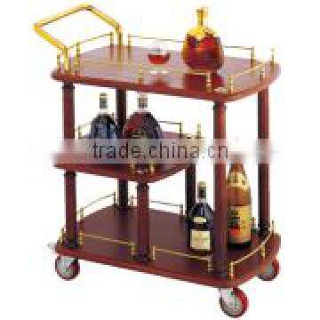 yiyongjia luxury liquor trolley cart stainless steel meat trolley