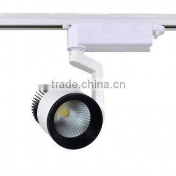 LED track light 35W Warm White White AND Black cob led track light