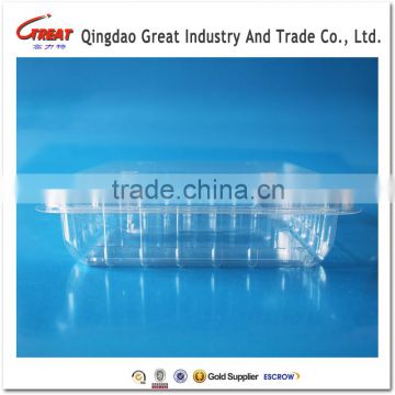 On Alibaba Sale Clamshell Blister Plastic packaging container for berry 1000gram