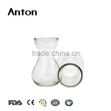 14oz Big Capability Glass Bottle Clear Glass Bottle Beautiful Vase photo-2