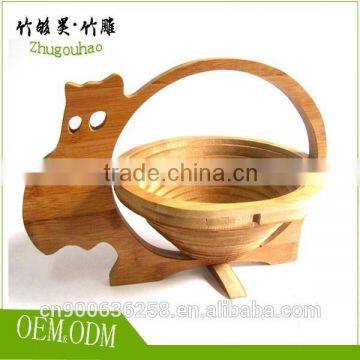 Natural bamboo fruit basket for healthy life