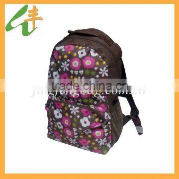 polyester teenage school backpack for girl