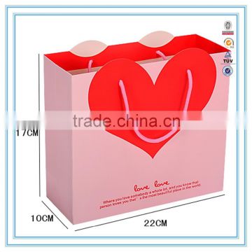 2015 New design custom paper bag &Wedding paper bag & love paper bag with matt lamination