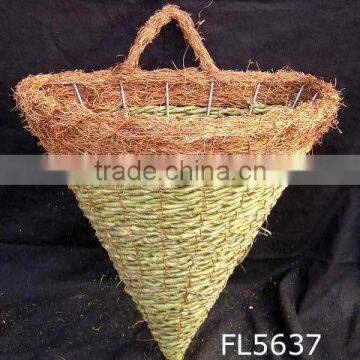 Rattan Wall Planter