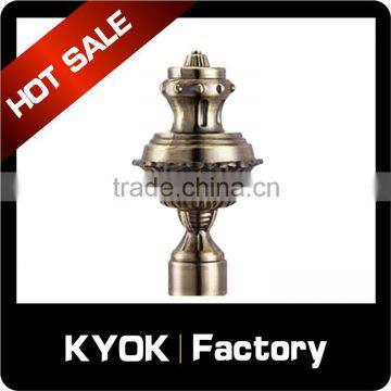 KYOK Modern Wrought Iron Curtain Finials for Curtain Poles,curtain Finials photo-2