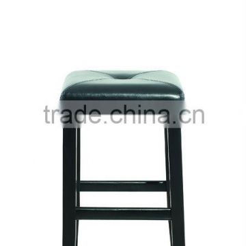 rubber wooden pu antique wooden stool DO-6026B