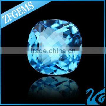 synthetic loose fire aqua blue spinel