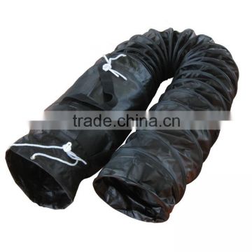 Black Antistatic flexible air duct with carrying bag