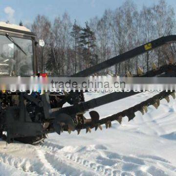 Hot efficiency tractor trencher