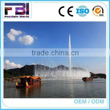 Trade Assurance Outdoor Decorative Fountains Modern Central High Jet Spray Water Fountain For Decoration