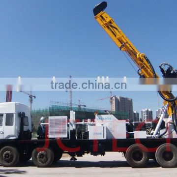 600M 6X4 Truck mounted hydraulic water well borehole drilling rig for mud drilling and air compressor