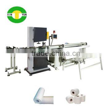 High quality automatic bathroom tissue paper band saw cutting machine                        
                                                                                Supplier's Choice