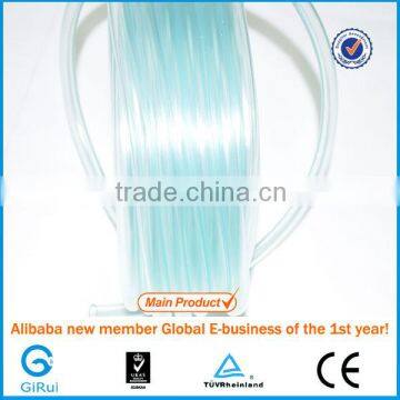 Elastic soft transparent plastic tube