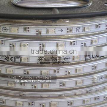 220V SMD5050 Outdoor Use Pink LED Strip Light photo-3