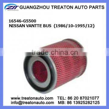 AIR FILTER 16546-G5500 FOR NISSAN VANTTE BUS 86-95