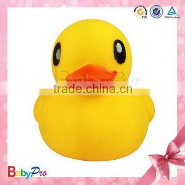 2014 Hot Sale Eco-friendly PVC Yellow Decorative Duck Rubber Bath Toy