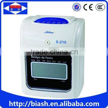 card punch time clock attendance machine