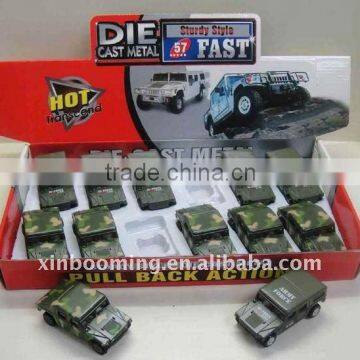 1:43 Pull Back Die cast Hummer