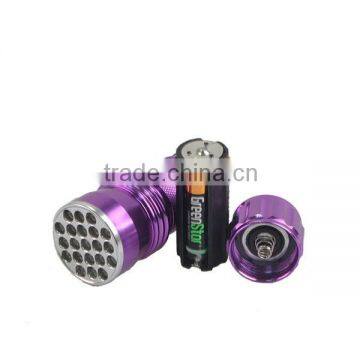 Multi-colorful Ultra Bright Mini 21 Led Flashlight Torch photo-5