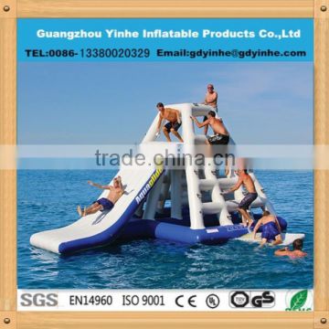 2015 new design inflatable water tower with slide