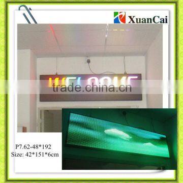 Full color indoor SMD P7.62-48*192RGB LED door header screen