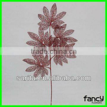 perfect artificial tree leaves wall decor