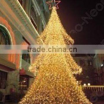 yellow led christmas tree light