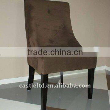 solid wood Velvet chair