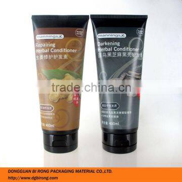 400ml PE Cosmetic Herbal Conditioner Tube Packaging