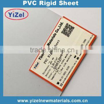 High Quality China factory 2mm clear pvc rigid sheet