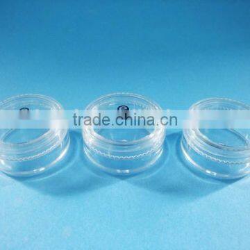 Plastic Cream Jar,5g Clear PS Cosmetic Jar for Sample, Plastic Cosmetic Jar photo-2