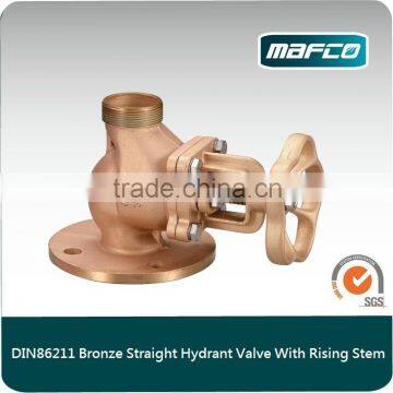 Bronze DIN86211Straight 2.5 Fire Hydrant Landing Valve for Fire Fighting Equipment photo-2