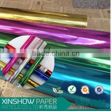 Aluminum wrap gift box metal sheet paper film