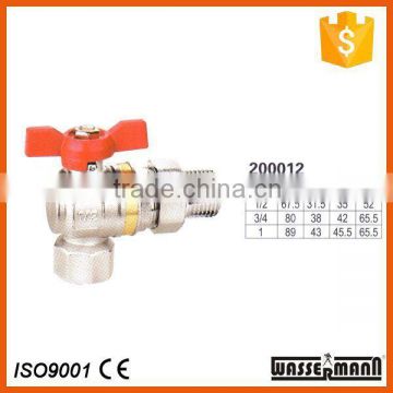 gas control valve mini brass ball valve