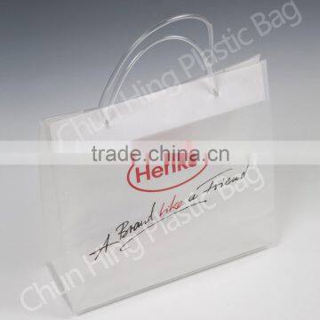 PVC tube handle wine bottle plastic bag