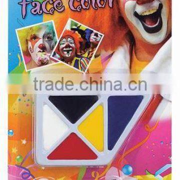 Sport fans makeup painting modern face painting