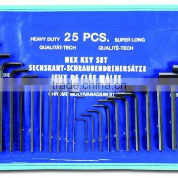 Short Arm Hex Key & 25Pcs Super Long Heavy Duty Hex Key