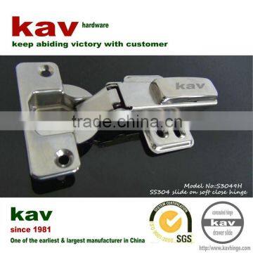 with integrated damper SS304 soft closing wooden door hinge