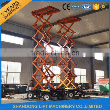 self-propelled scissor lift one person lift with CE