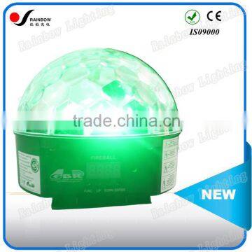 Chinese LED Lighting Supplier Pro 6PCS 3W RGBWYP Crystal Ball LED Light for Professional Stage Lighting