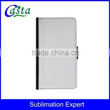 Factory direct sale Blank Litchi grain Sublimation Insert card photo frame Phone cover For One plus 3