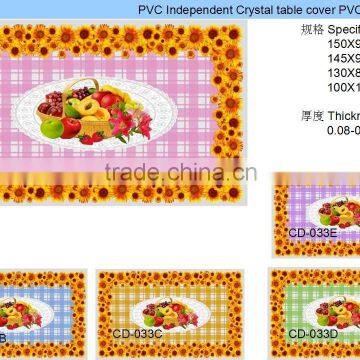 pvc tablecloths plastic tablecloths with sunflowers waterproof tablecloths