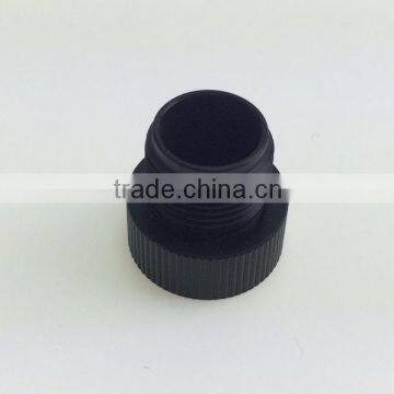 cnc turned POM/ABS/PP/Nylon/PVC plastic flange end cap