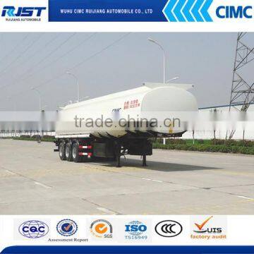 Tri Axle Oil Tanker Trailers/ CIMC Fuel Tank Semi Trailer/gasoline Transport Tank Trailer